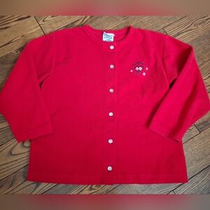 Osh Kosh Super Soft Kids Red Cardigan